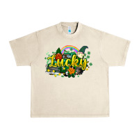 Sandshell lucky gnomes truck St. Patrick's Urban Heavy Tee - HowdyJamesFarm