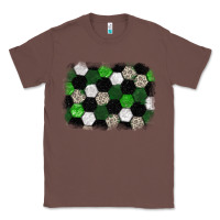 Chestnut Soccer leopard glitter background Classic Tee - HowdyJamesFarm