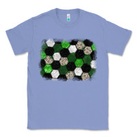 Colony Blue Soccer leopard glitter background Classic Tee - HowdyJamesFarm