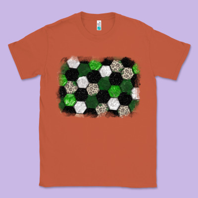 Soccer Leopard Glitter Background Classic Tee Designed By Howdyjamesfarm