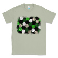 Matcha Soccer leopard glitter background Classic Tee - HowdyJamesFarm