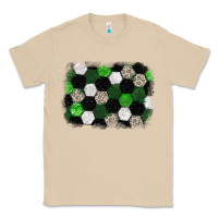 Mushroom Soccer leopard glitter background Classic Tee - HowdyJamesFarm