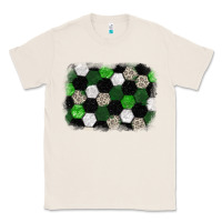 Natural Soccer leopard glitter background Classic Tee - HowdyJamesFarm