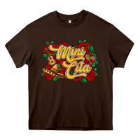 Chocolate Brown Mini cita Heavy Core Tee - RanaPortraitStore