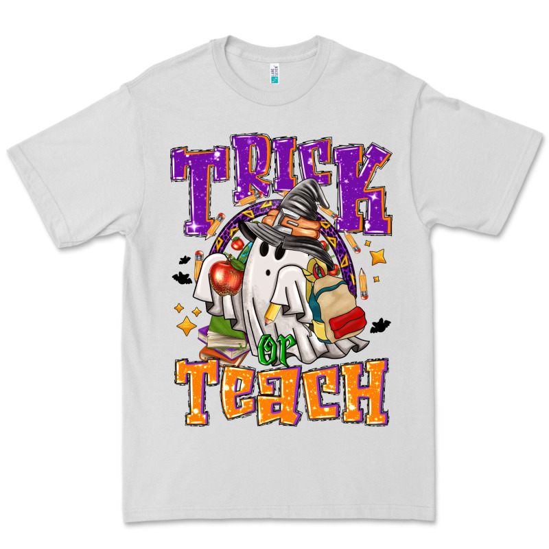 Trick Or Teach Halloween Premium Tee by NancyCooperArtShop | Teevron