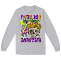 Moon Dust Skull pour me something mister Long Sleeve Tee - FaDigitalArtStudio