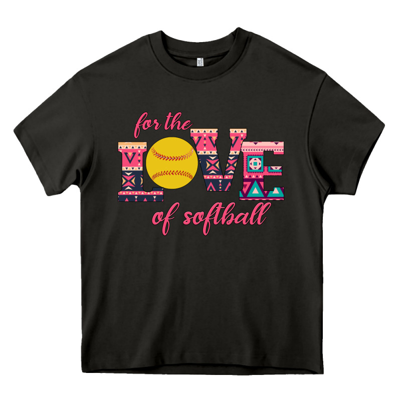 For The Love Of Softball Heavy Core Tee by Bettercallsaul | Teevron