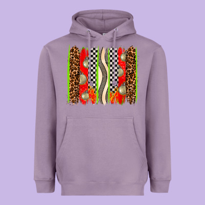Race Brushstrokes Heavyweight Hoodie Designed By Adodesignshop