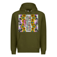 Army Green happy easter Premium Hoodie - CowhideDigitalArt