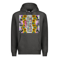 Charcoal Heather happy easter Premium Hoodie - CowhideDigitalArt