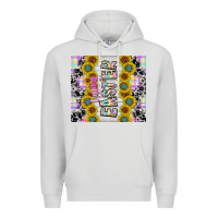 Dove Grey happy easter Premium Hoodie - CowhideDigitalArt