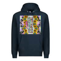 Navy happy easter Premium Hoodie - CowhideDigitalArt