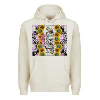 Oatmeal Heather happy easter Premium Hoodie - CowhideDigitalArt