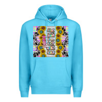 Ocean Blue happy easter Premium Hoodie - CowhideDigitalArt