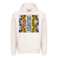 Pale Pink happy easter Premium Hoodie - CowhideDigitalArt