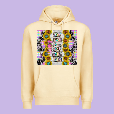 Happy Easter Premium Hoodie Designed By Cowhidedigitalart