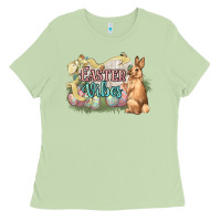 Matcha Easter vibes Easter Day Ladies Tee - HowdyJamesFarm