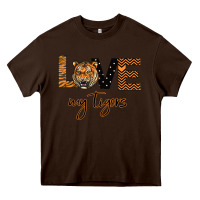 Chocolate Brown My Tigers Heavy Core Tee - Bettercallsaul