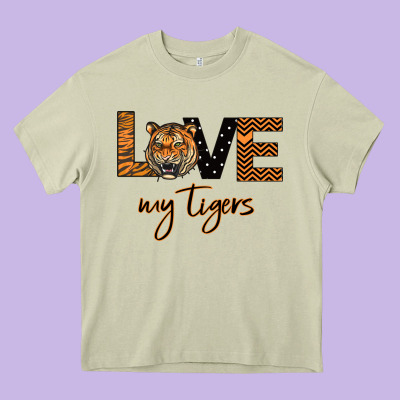 My Tigers Heavy Core Tee Designed By Bettercallsaul