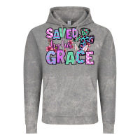 Cloud Rock Easter Day Saved by his grace Vintage Hoodie - OliviaCreatesArt