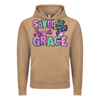 Vintage Coffee Easter Day Saved by his grace Vintage Hoodie - OliviaCreatesArt