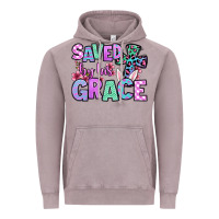 Vintage Zinc Easter Day Saved by his grace Vintage Hoodie - OliviaCreatesArt