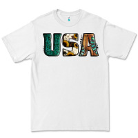 White usa basic bold font western Premium Tee - Jasminsmagicworld