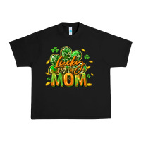 Black Lucky Mom  St. Patrick's Day Urban Heavy Tee - CowGirlArtShop