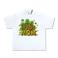 White Lucky Mom  St. Patrick's Day Urban Heavy Tee - CowGirlArtShop