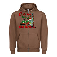 Chestnut christmas time in new york Zipper Hoodie - BarkalooDesign