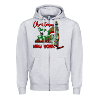 Christmas Time In New York Zipper Hoodie | Teevron