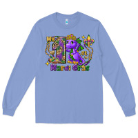 Colony Blue Dragon my first Mardi Gras Long Sleeve Tee - FaDigitalArtStudio