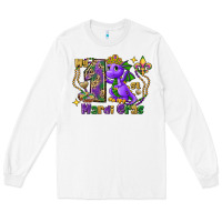 White Dragon my first Mardi Gras Long Sleeve Tee - FaDigitalArtStudio