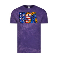 Cloud Purple usa western font Vintage Tee - Jasminsmagicworld