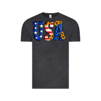 Vintage Black usa western font Vintage Tee - Jasminsmagicworld