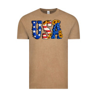 Vintage Coffee usa western font Vintage Tee - Jasminsmagicworld