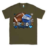 Army Green Touchdown season American Football blue team color Classic Tee - HowdyJamesFarm