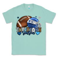 Seafoam Touchdown season American Football blue team color Classic Tee - HowdyJamesFarm