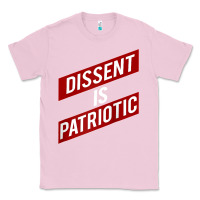 Bubblegum Pink DISSENT IS PATRIOTIC Political Meme Raglan Baseball Tee Classic Tee - maiPhamDesign