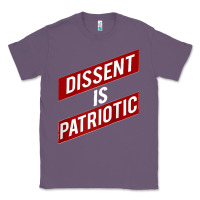 Lavender DISSENT IS PATRIOTIC Political Meme Raglan Baseball Tee Classic Tee - maiPhamDesign