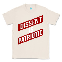 Natural DISSENT IS PATRIOTIC Political Meme Raglan Baseball Tee Classic Tee - maiPhamDesign