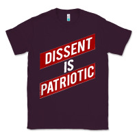Plum DISSENT IS PATRIOTIC Political Meme Raglan Baseball Tee Classic Tee - maiPhamDesign