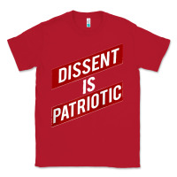 Red DISSENT IS PATRIOTIC Political Meme Raglan Baseball Tee Classic Tee - maiPhamDesign