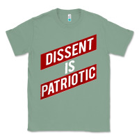 Sage DISSENT IS PATRIOTIC Political Meme Raglan Baseball Tee Classic Tee - maiPhamDesign