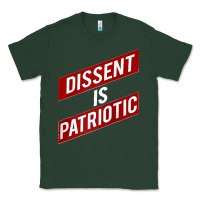 Sports Green DISSENT IS PATRIOTIC Political Meme Raglan Baseball Tee Classic Tee - maiPhamDesign