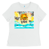 White sunny vibes Ladies Tee - TumblerDesignByShophia