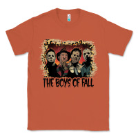 The Boys Of Fall Leopard Pattern Bleached Halloween Murder T Shirt Classic Tee | Teevron