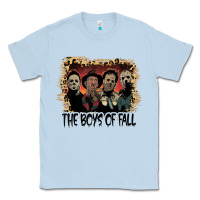 Dusty Blue the boys of fall leopard pattern bleached halloween murder t shirt Classic Tee - maiPhamDesign