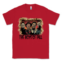 Red the boys of fall leopard pattern bleached halloween murder t shirt Classic Tee - maiPhamDesign