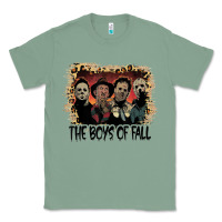 Sage the boys of fall leopard pattern bleached halloween murder t shirt Classic Tee - maiPhamDesign
